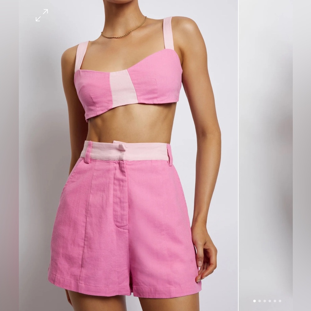 Meshki Candy Pink Short Set